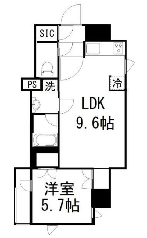 オーギュメント牛込神楽坂の間取り