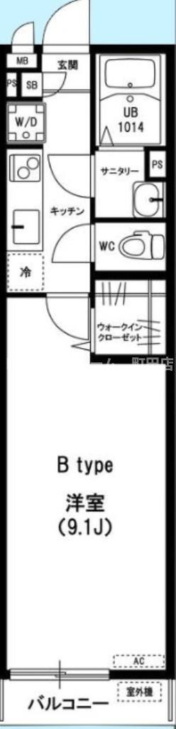 リブリ・花※初期費用分割あと払いサービス利用可能物件の間取り