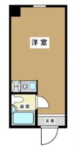 ダイヤモンドビル北千住の間取り|間取りです。