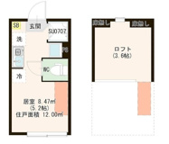 板橋区蓮根２丁目のアパートの画像
