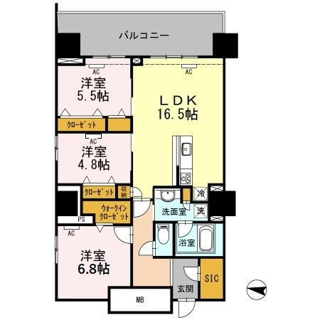 【間取り】 | セントラルレジデンス