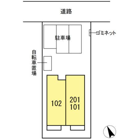 レクニルド春田の区画図