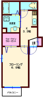 【間取り】 | リューワ・プレイス旗の台