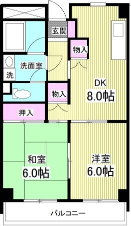 メゾン・ド・アイ弐番館の間取り