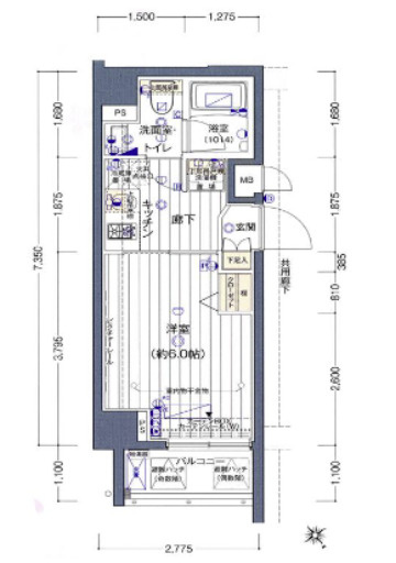 VALESIA桜上水駅前CITYの間取り