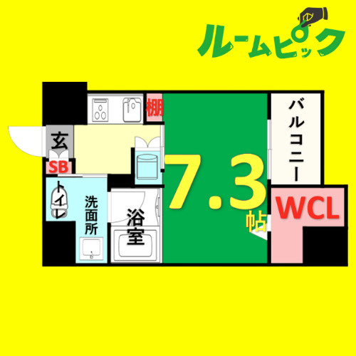 アビタシオン今池パルクの間取り
