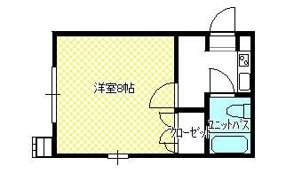 【間取り】 | シティパレス長瀬