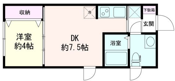 エムズ南雪谷の間取り