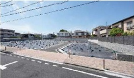 杉並区清水　建築条件なし売地16区画