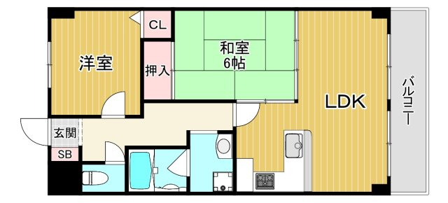 【間取り】 | PRIVE JOTO-CHUO
