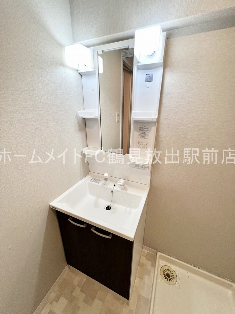 大阪市鶴見区今津北４丁目の賃貸マンションの独立洗面台