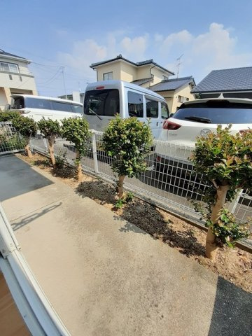 ニューシティ青山Ａの庭|たまにはお庭で休日を過ごしてみるのもよいかもしれません