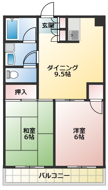 マンションセラヴィの間取り