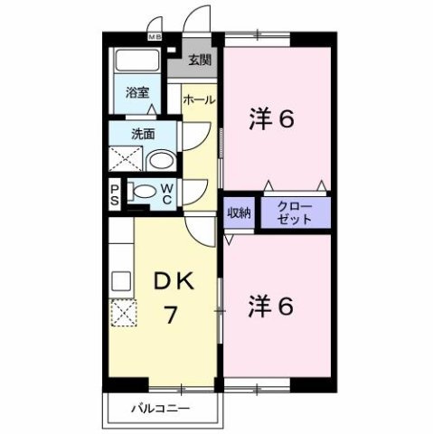 エステート永浦２の間取り
