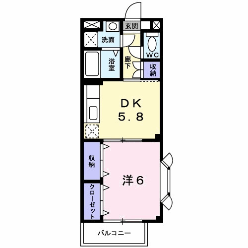 ＡｌｆＡ２０００　Ａの間取り
