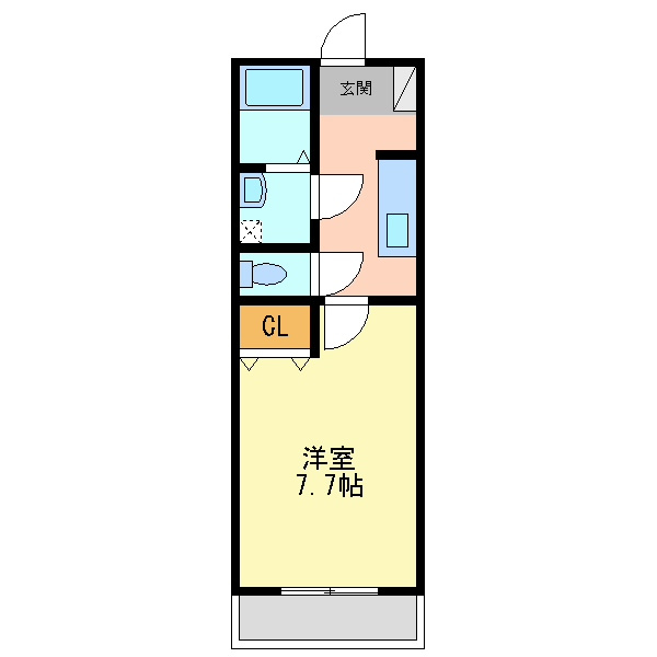 パセオ十三東の間取り
