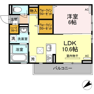 【間取り】 | フィオーレ南二軒屋