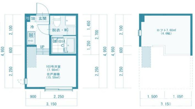 【間取り】 | malama terrace