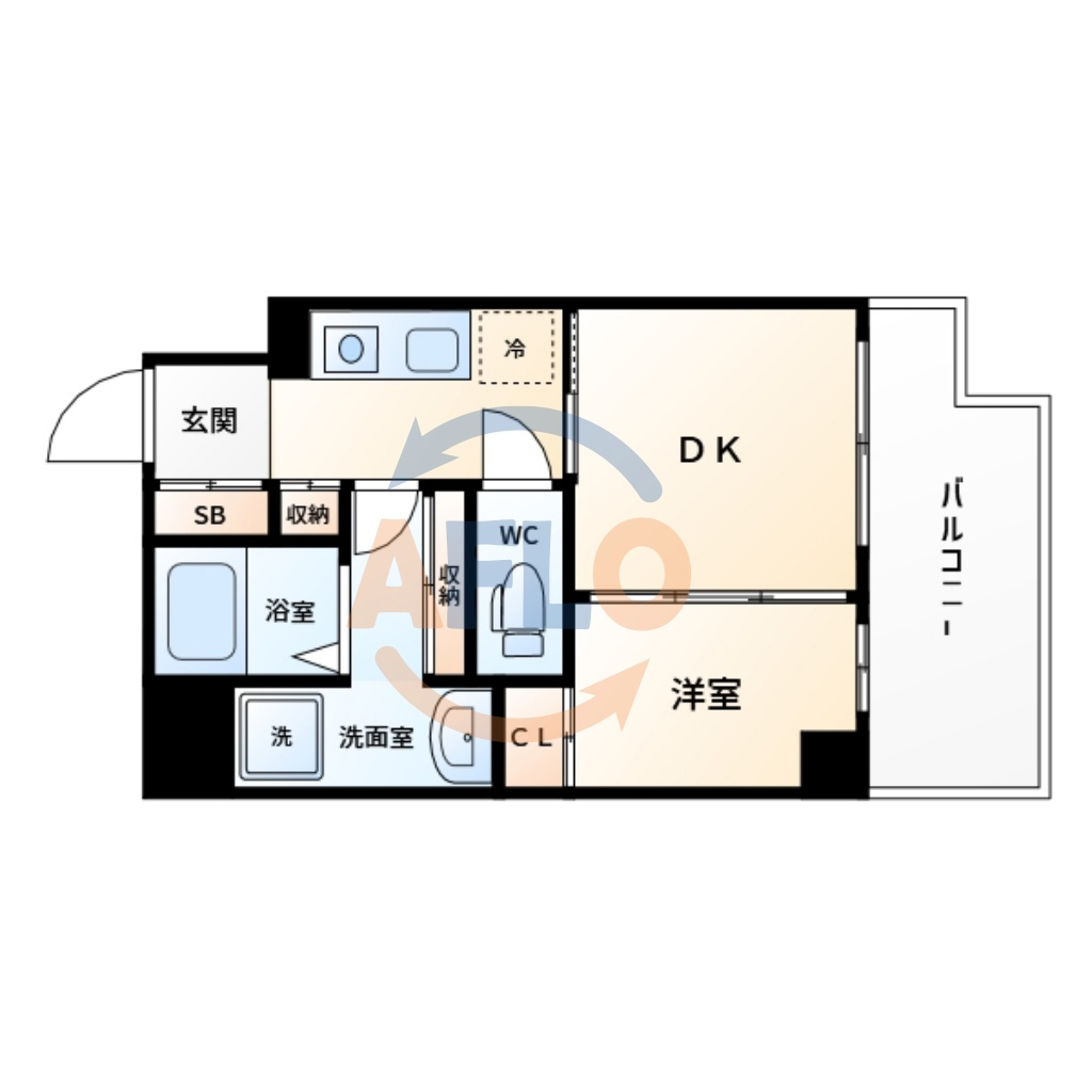 SHARIO GARDEN 新梅田の間取り|SHARIO　GARDEN　新梅田　間取り