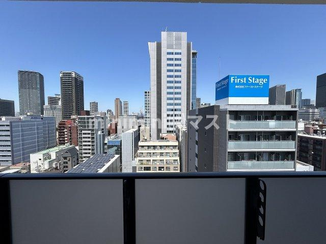 大阪市西区京町堀２丁目の賃貸マンションのバルコニー