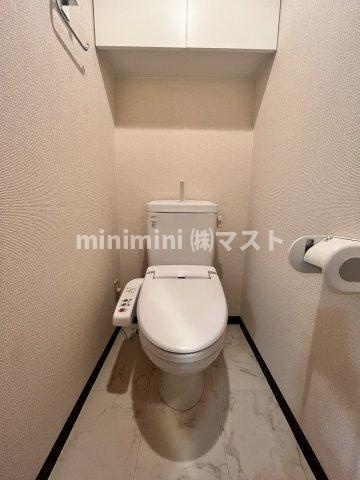 大阪市港区市岡元町２丁目の賃貸マンションのトイレ