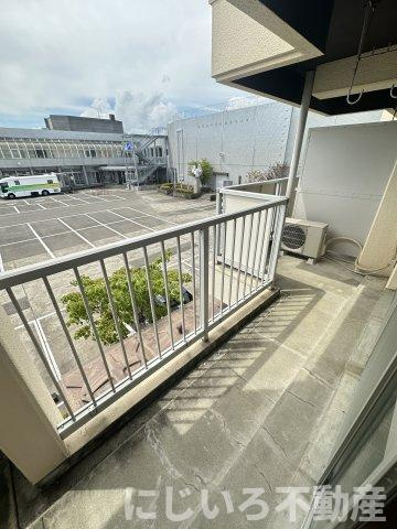 ポラリス庄屋のバルコニー