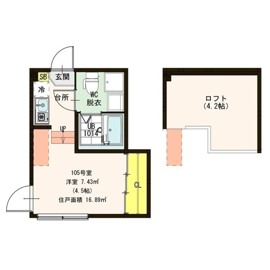 【間取り】 | ハーモニーテラス柴又Ⅲ