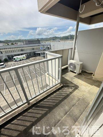 ポラリス庄屋のバルコニー