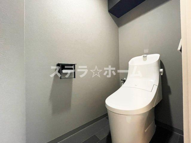 グリーンコーポ豊中南のトイレ|落ち着いた色調のトイレです