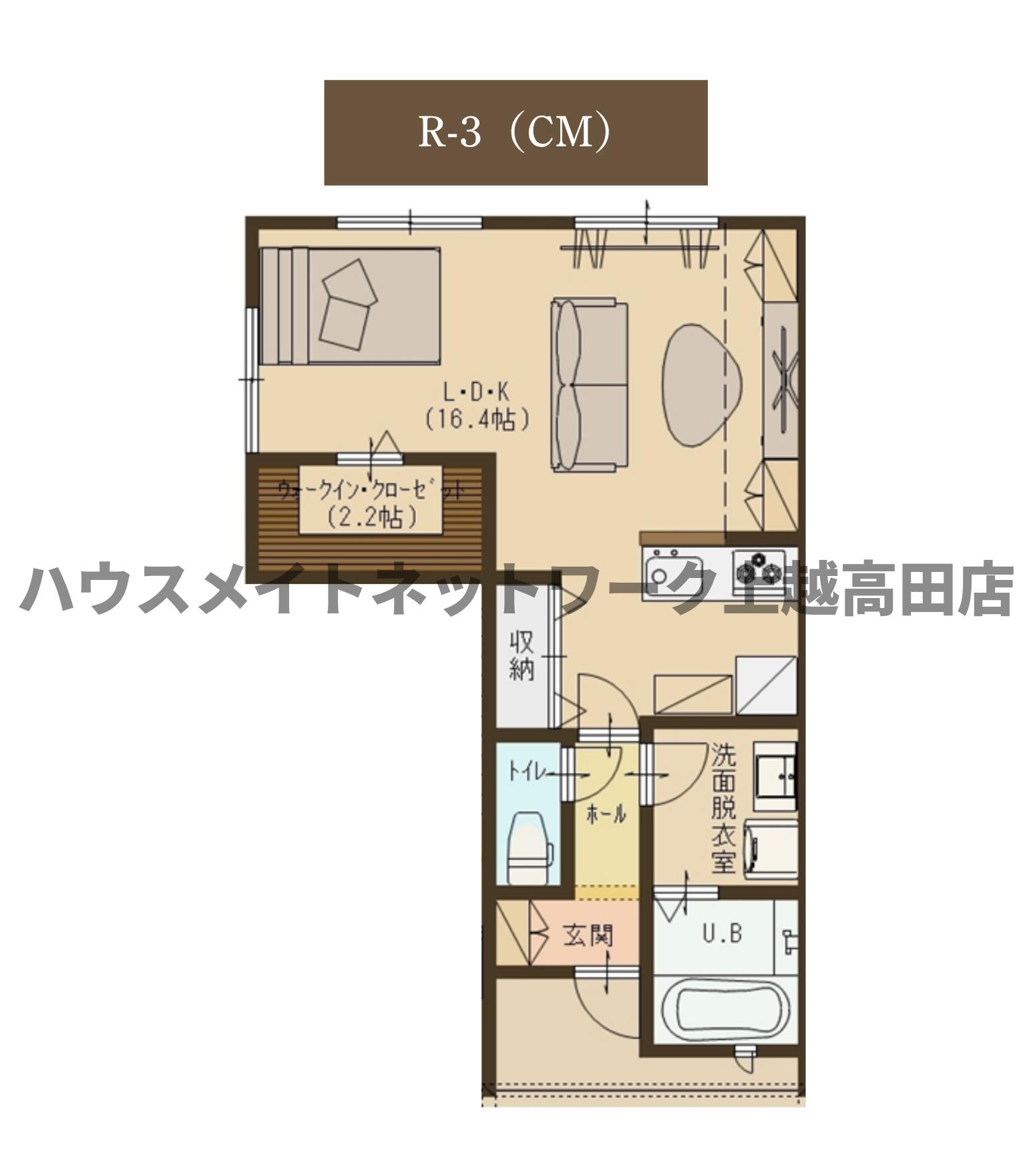 ユーソニアン上越・御殿山Ａの間取り|間取図