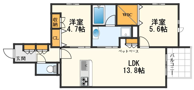 【間取り】 | HEBEL MAISON大手町
