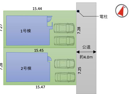 【仲介手数料無料】東村山市富士見町６期２号棟　東村山の不動産なら西武ハウジングの区画図