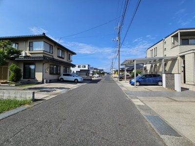 【前面道路含む現地写真】 | 倉吉市清谷町１丁目土地