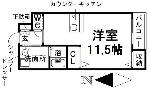 【間取り】 | カーサ　オグリ