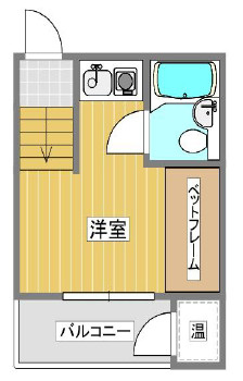 神戸市灘区寺口町の賃貸マンションの間取り
