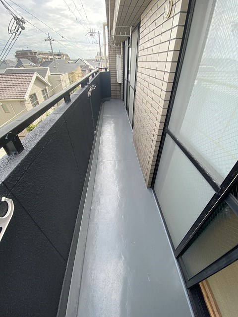 西宮市南甲子園２丁目の賃貸マンションのバルコニー