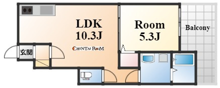 神戸市東灘区住吉宮町５丁目のアパートの間取り