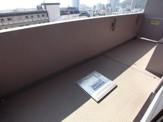 パークハイム神戸熊内町のバルコニー