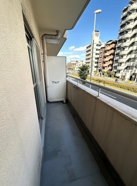 神戸市東灘区森南町１丁目の賃貸マンションのバルコニー