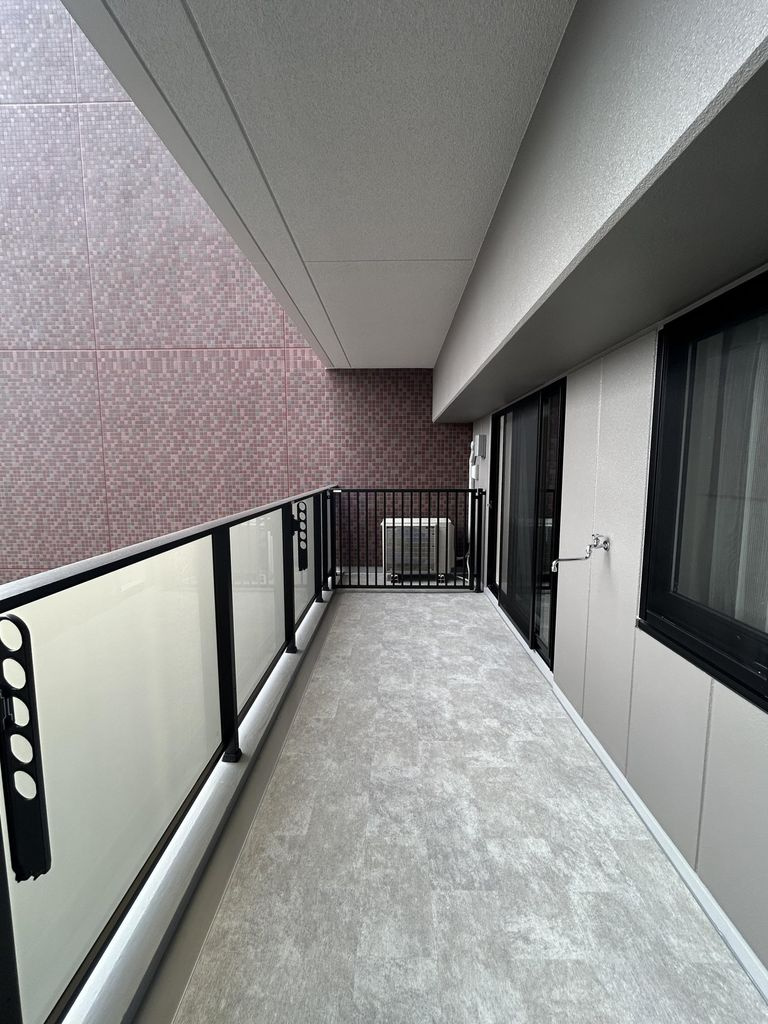 神戸市中央区中山手通２丁目の賃貸マンションのバルコニー