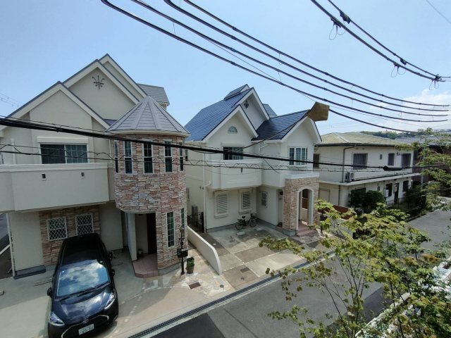 西宮市神呪町のアパートの展望