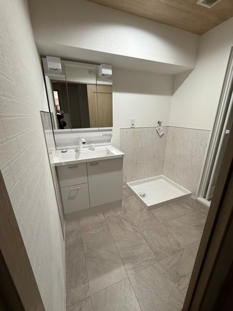 西宮市御茶家所町の賃貸マンションの洗面所