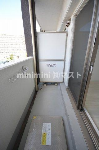 大阪市福島区吉野５丁目の賃貸マンションのバルコニー
