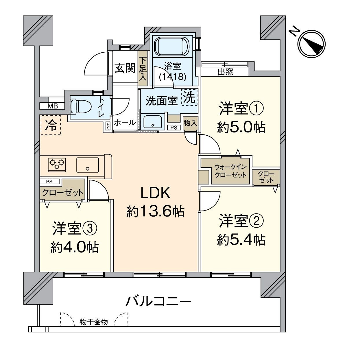 アンピール博多駅南の間取り|間取り