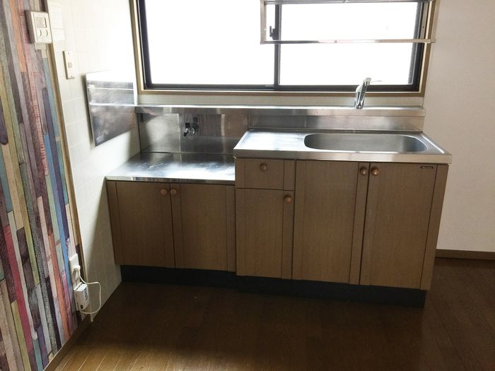 セジュール若葉 D棟のキッチン|２口コンロ設置可能です★