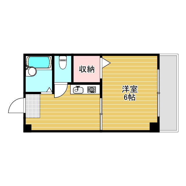 HALF　MOON服部の間取り