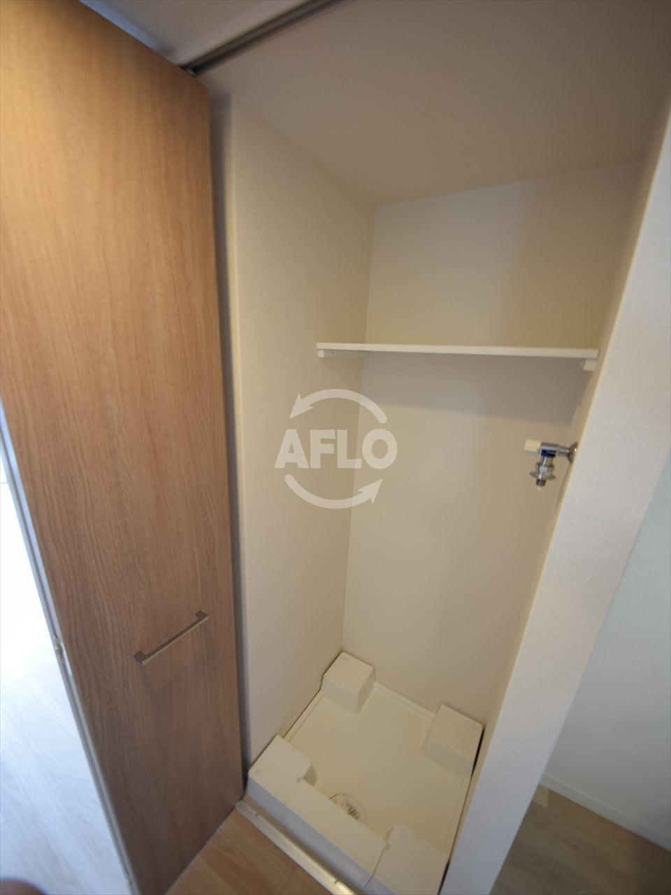 レオンコンフォート上本町カレントの設備|レオンコンフォート上本町カレント　洗濯機置き場