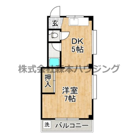 【間取り】 | 　カトレアハイツ門真