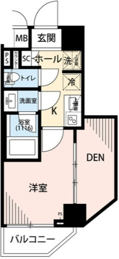 プレール・ドゥーク本所吾妻橋Ⅵの間取り|間取りです。