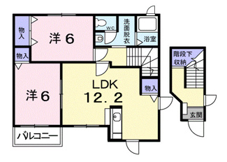 【間取り】 | パストラル広貴Ｃ